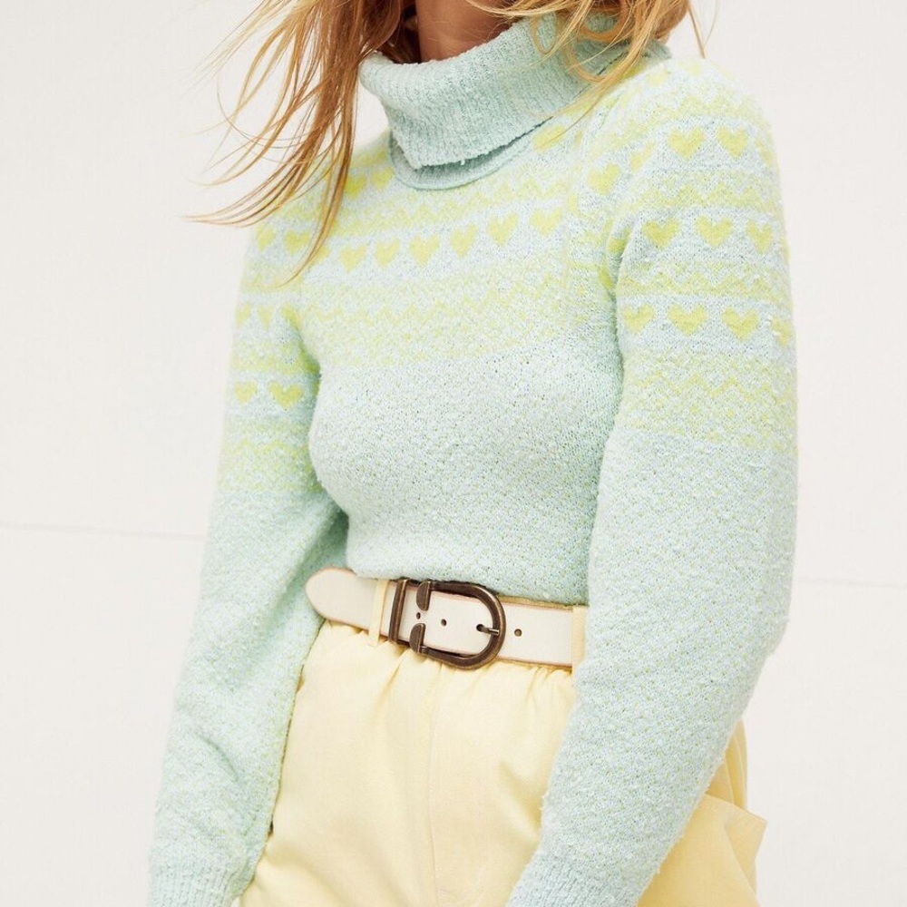 Free People Love Notes Turtleneck M